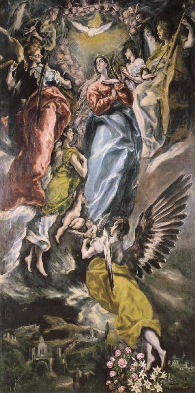 El Greco The Immaculate Conception oil painting image